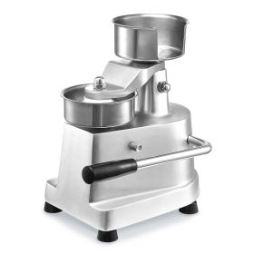 VEVOR Commercial Burger Patty Maker, 100mm/4inch Hamburger Beef Patty Maker, Heavy Duty Food-Grade Stainless Steel Bowl Burger Press Machine