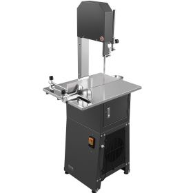 VEVOR 850W Commercial Electric Meat Bandsaw Stainless Steel Bone Sawing Machine