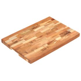 vidaXL Chopping Board 60x40x4 cm Solid Acacia Wood (Option: as picture)